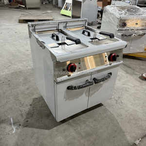 <span class=keywords><strong>Friteuse</strong></span> automatique à <span class=keywords><strong>gaz</strong></span> à double cuve verticale en acier inoxydable de grande capacité <span class=keywords><strong>20</strong></span> <span class=keywords><strong>litres</strong></span>*2 avec armoire à Guangzhou - Product Image 6