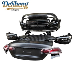 Kit carrosserie complet Plug-and-play pour pare-chocs de voiture, mise à niveau vers l'édition Administrative pour Mercedes-Benz W213, E200, E260, E300, <span class=keywords><strong>E350</strong></span>, phare - Product Image 3