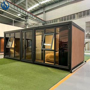 Cabane préfabriquée prête à vivre de 20/40 pieds avec deux <span class=keywords><strong>chambres</strong></span> et salle de bain complète pour Airbnb - Product Image 5