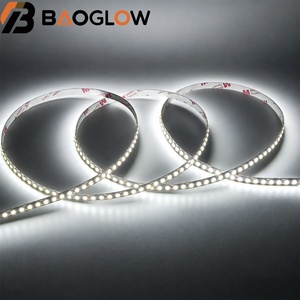 ไฟ LED แบบกันแสงสะท้อน SMD3535  ขนาด 8 มม. สีเทา 18/75 แผงวงจรทองแดง PCB Ra85 140LED/เมตร 3000K 4000K 6500K  แบบยืดหยุ่นสำหรับใช้ภายในอาคาร  แรงดันไฟฟ้า DC24V 12W/เมตร - Product Image 1