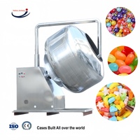 Nueva Máquina Automática Profesional para Recubrir Almendras y Cacahuetes con Acero Inoxidable 304 y Bajo Nivel de Ruido