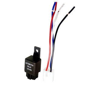 Relé Automotriz de Aire Acondicionado de Cuatro Pines, 12V/24V/40A, Normalmente Abierto, para Ventilador Eléctrico/Conector de Cableado - Product Image 2