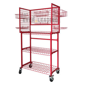 Support mobile LD-AU1005 de peinture de carrosserie d'automobile de chariot de préparation de détaillant avec le chariot durable d'approvisionnement de matériaux en métal - Product Image 2