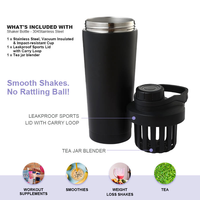 Bouteille shaker sport isotherme double paroi en acier inoxydable 2025, anti-fuite, écologique, pour protéines, avec logo personnalisé, idéale pour le camping et la salle de sport