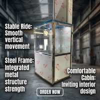 Ascenseur hydraulique pour maison, élévateur résidentiel avec une capacité de 250-350 kg et une plateforme de 1200x1000 mm pour usage en villa