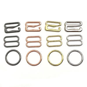 1/2 Zoll Metall-Ring-Schieber und Haken BH-Trägerschnallen für BH-Zubehör - Product Image 1