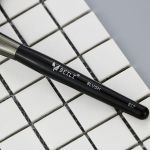 BEILI di alta qualità Custom Logo pennelli per il trucco soffice capelli sintetici Make Up pennello singolo angolo contorno evidenziatore pennello Blush - Product Image 5