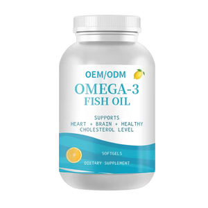 Cápsulas de Gel Suave de Aceite de Pescado <span class=keywords><strong>Omega</strong></span> <span class=keywords><strong>3</strong></span> 7 Natural con Logotipo Personalizado para Adultos - Mejora la Memoria, el Sueño, Aumenta la Inmunidad y la Energía |   Productos de Belleza - Product Image 1