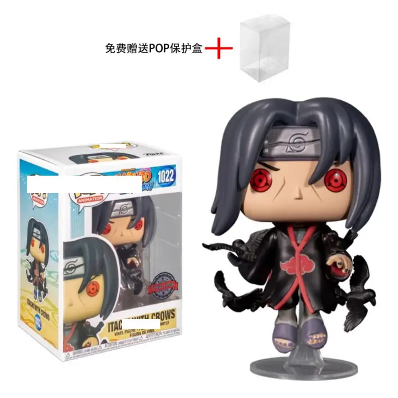 Heißer Verkauf NAROTU Uchiha Sasuke Stamm Anime periphere Funko Figur Pop Puppe Geschenk Spielzeug