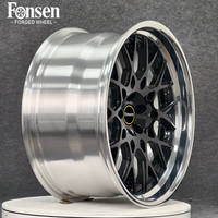 Velg Mobil Custom 2 Piece 3 Piece 5x114.3 5x112 5x130 Concave Forged untuk Corvette Z06 Cls C8 Sf90, Velg Alloy