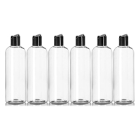 Envase Vacío para Acondicionador y Champú, Botella de Plástico Cosmética de 150ml, 200ml, 250ml, 300ml con Tapa de Disco para Gel de Ducha y Loción
