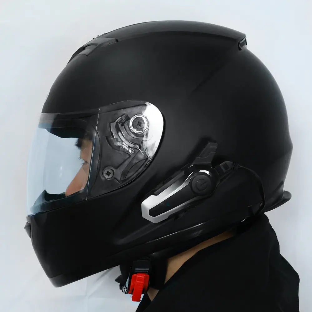 C type helmet bluetooth Motorcycle Helmet Bluetooth Headset 2-Riders 1000m universal intercom Communication Systems