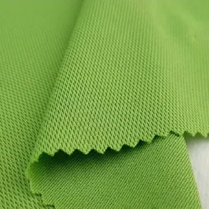 Tessuti in tessuto in maglia traspirante in poliestere maglia occhio di uccello maglia T Shirt tessuto per felpa Sport Garm