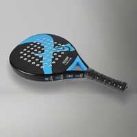 Raquette de padel légère en fibre de carbone 3K personnalisée, forme diamant, vente en gros, logo OEM, fabricant de marque privée
