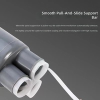 Manchon isolant rétractable à froid en silicone 36KV pour terminaison de câble, manchon isolant rétractable à froid à trois conducteurs haute et basse tension