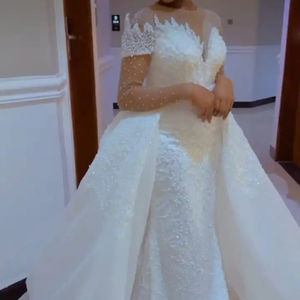 S0044G abito <span class=keywords><strong>da</strong></span> <span class=keywords><strong>sposa</strong></span> con motivo a coda di pesce 2026 con motivo a coda di pesce - Product Image 1