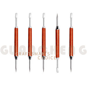 Venta al por mayor LM LM01 Nuevo Lápiz de Arte para Café Latte Tallado a Mano, de Acero Inoxidable y Madera de Palisandro, Aguja para Cappuccino, Estilo Moderno y Sencillo - Product Image 2