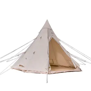 Großhandel Outdoor Picknick Tipi Big Tent Party Erwachsene Camping Outdoor Wasserdicht Hochwertige Pyramide Tipi Zelte für Party Sale