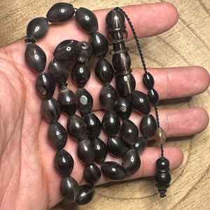Authentic Buffalo Horn Beads Tasbih Natural Crafts Handcrafted Meditation Beads For Spiritual Reflection <b>Mindfulness</b> And Daily - Product Image 3