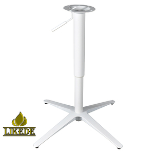 Moderner Aluminium-Drehtischfuß Höhenverstellbar 4-Bein-Tischgestell für Heimbüro-Schreibtisch und Kleintisch - Product Image 1