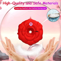 Best Sale APP Kontrollierter Silikon-Nippel vibrator mit Ketten halskette Rose Diskrete SM-Paare Spiele Intimes Sexspielzeug