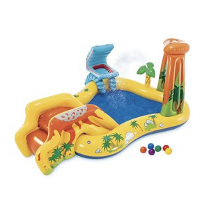 Centro de Juegos Inflable con Forma de Dinosaurio, Parque Acuático para Niños, Piscina Inflable para Niños Pequeños, Diversión de Verano - Product Image 6