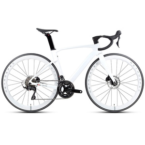 Vélo de route Cyclonepro en fibre de carbone, vélo de ville, 24 vitesses, pédale ordinaire, cadre rigide, double frein à disque, léger, vélo 105 - Product Image 2
