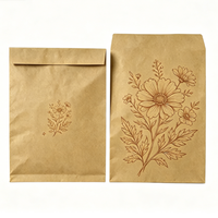 Enveloppe en papier kraft recyclable multi-usages avec impression personnalisée pour dossiers de bureau, souvenirs, emballage cadeau haut de gamme