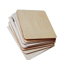 Contreplaqué de haute qualité 920*920mm 3mm 5 plis en bois de tilleul, contreplaqué de bouleau de la Baltique pour la découpe au laser, pour le bricolage