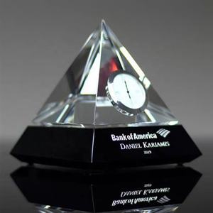 ตราคริสตัลรูปปิรามิดหรือนาฬิกาคริสตัล K9 รางวัลคริสตัลขนาดเล็ก ของที่ระลึกครบรอบ - Product Image 2