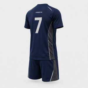 <span class=keywords><strong>Conjunto</strong></span> de Camiseta y Pantalones Cortos de Voleibol Minimalistas Elite Personalizados con Detalles Reflectantes - Product Image 5