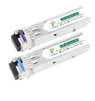 SFP 1.25G BIDI Fiber Optic Transceivers 1310nm/1490nm 40km LC SMF DFB PIN 0~-5dBm Industrial SFP Transceiver Manufacturers