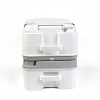 Nouvelle conception de toilette portable, par injection en plastique, de 24 litre, livraison gratuite