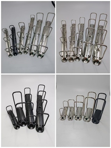 210mm kim loại vòng chất kết dính Clip với bảng điều khiển trở lại 3 có thể tháo rời ràng buộc Dải dữ liệu cuốn sách Album máy tính xách tay Túi hình dạng nộp hồ sơ sản phẩm - Product Image 2