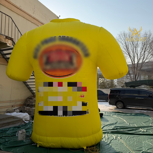 Camiseta Inflable <span class=keywords><strong>de</strong></span> Manga Corta con Logotipo Personalizado, Modelo Deportivo, Accesorio Inflable para Juegos, Globo Inflable con Forma <span class=keywords><strong>de</strong></span> Jersey - Product Image 2