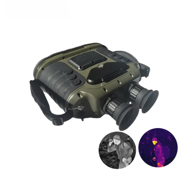 High-Res Thermal Imaging Camera 8KM Range 12X Magnification Waterproof IP66 Temperature Alarm for Industrial Inspection Outdoor