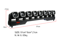 Projecteur mobile à faisceau 4-en-1 8x40W, Mini Guanyin à mille bras, Nouveau modèle exclusif, DMX512, LED, Éclairage de scène pour DJ et clubs