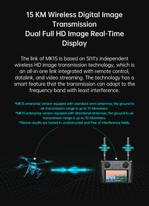 Hot Selling SIYI MK15 <strong>Mini</strong> HD Handheld Enterprise Smart <strong>Controller</strong> With 5.5 Inch LCD Touchscreen Full For UAV Drone - Product Image 4