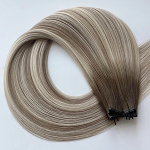 ผู้จำหน่ายผมแท้ Haiyi Cuticle Aligned Virgin Hair รุ่นใหม่ สีบลอนด์ Genius Hair สำหรับผู้หญิง - Product Image 1