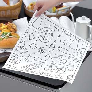 Custom Logo Eco-Friendly Recyclable Food Grade Greaseproof <b>Paper</b> Bread <b>Wrapping</b> <b>Paper</b> for Bakery & Container Tray Liners - Product Image 3