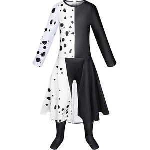 Nouvelle robe de personnage de film, robe de costume <span class=keywords><strong>Cruella</strong></span> De Vil pour enfants pour Halloween - Product Image 4