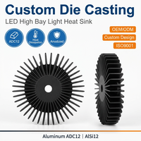 Chengdacai OEM - Disipador de Calor de Aluminio Fundido a Presión para Lámparas LED de Alta Potencia