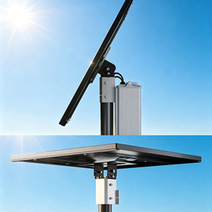 Panneau <span class=keywords><strong>solaire</strong></span> séparé 18V 200W pour éclairage routier, 250Ah Lithium Fer Phosphate, 12000LM, 150 LED Bridgelux, MPPT, IP65 - Product Image 5