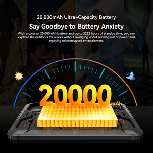 Tablet PC Resistente de 11 Pulgadas con Visión Nocturna, 8GB 256GB, Doble 4G, 20000mAh, Android 15, Impermeable, para Negocios, Oscal Spider 10 - Product Image 6