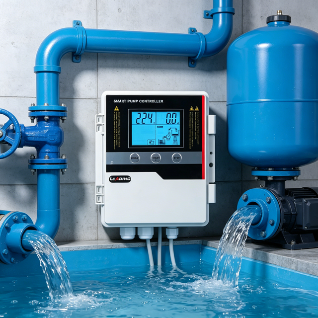 Smart Water Pump Controller with Overload Protection, Automatic Controller for Water Supply System