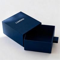 Boîte cadeau de luxe en papier rigide avec tiroir coulissant, impression personnalisée, pour l'affichage de marchandises artisanales