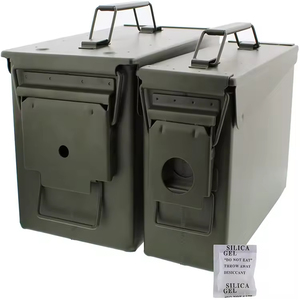 Safewell 30 Tầm Cỡ M19a1 Đạn Trường Hợp Kim Loại Thép Hộp 30 Cal Chống Thấm Nước Đạn Đạn Trường Hợp Hộp - Product Image 1