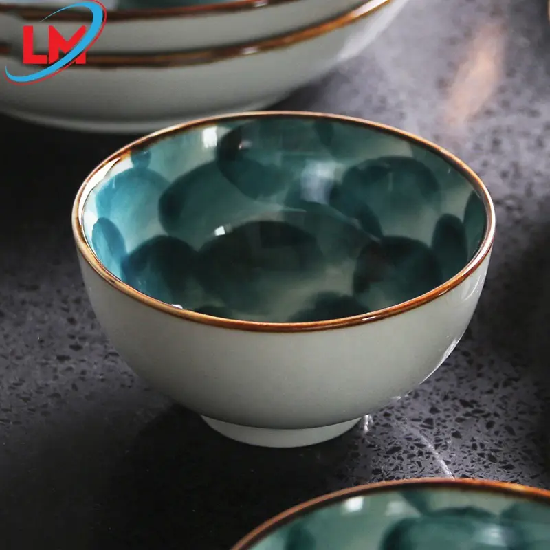 Bols à salade en porcelaine Ramen Soupe pour cuisine à domicile Bol décoratif en céramique de style japonais