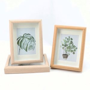 Hot Selling OEM ODM Custom Wholesale Classic Solid Wood <b>Plant</b> Pattern Multi-Functional Rectangle Countertop Photo <b>Frames</b> - Product Image 1