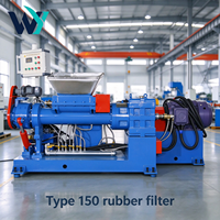 Machine de filtration haute pression pour le recyclage du caoutchouc, type 150, haute capacité, pour caoutchouc prétraité et récupéré
